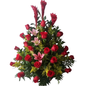 Ramo tradicional de rosas