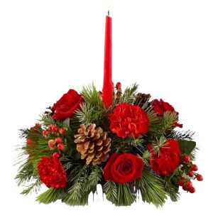 Centro de mesa navideño