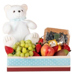 Frutas y peluche