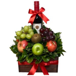 Frutas y vino