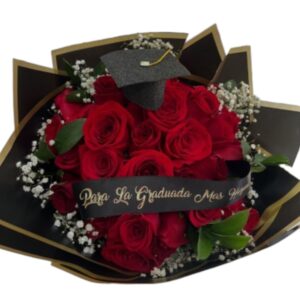 Rosas y banda de grado